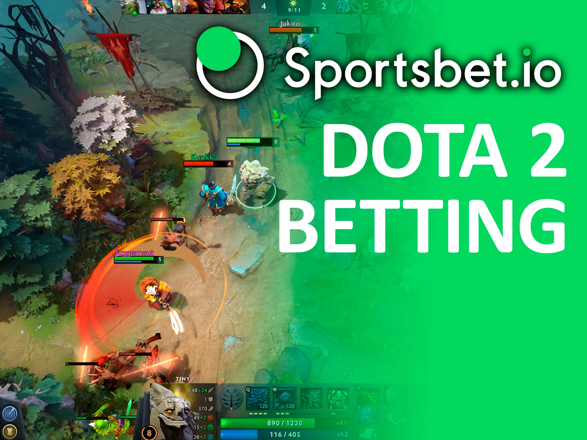 Place bets on Dota 2, LOL and Starcraft in the Sportsbet app.