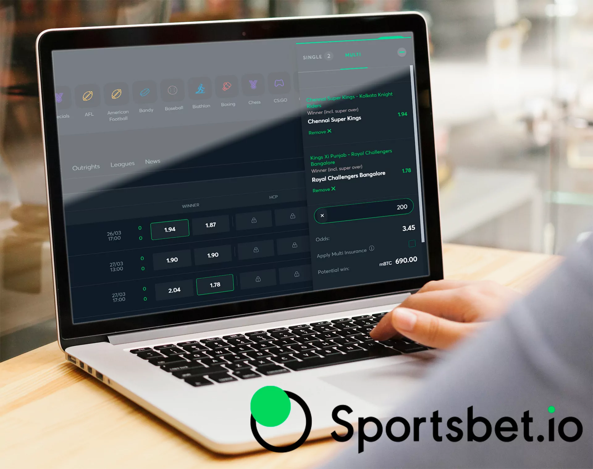 It's easy to start betting at Sportsbet.