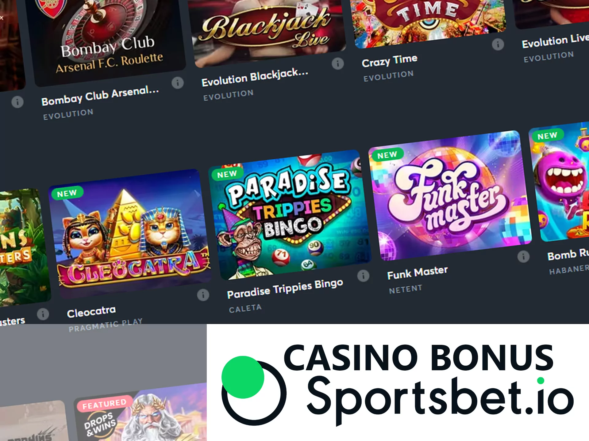 Make a minimal deposit and receive a bonus on casino games.