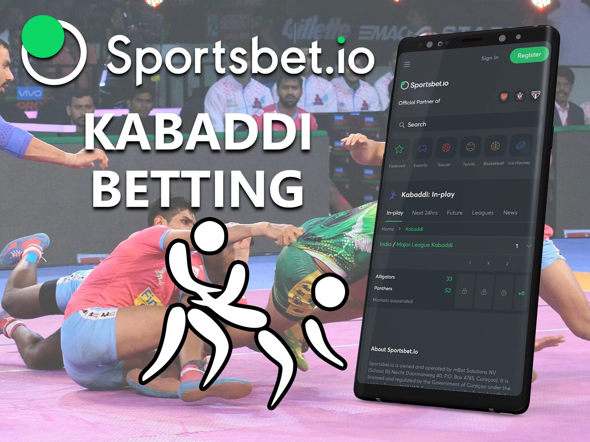 Bet on kabaddi and win.