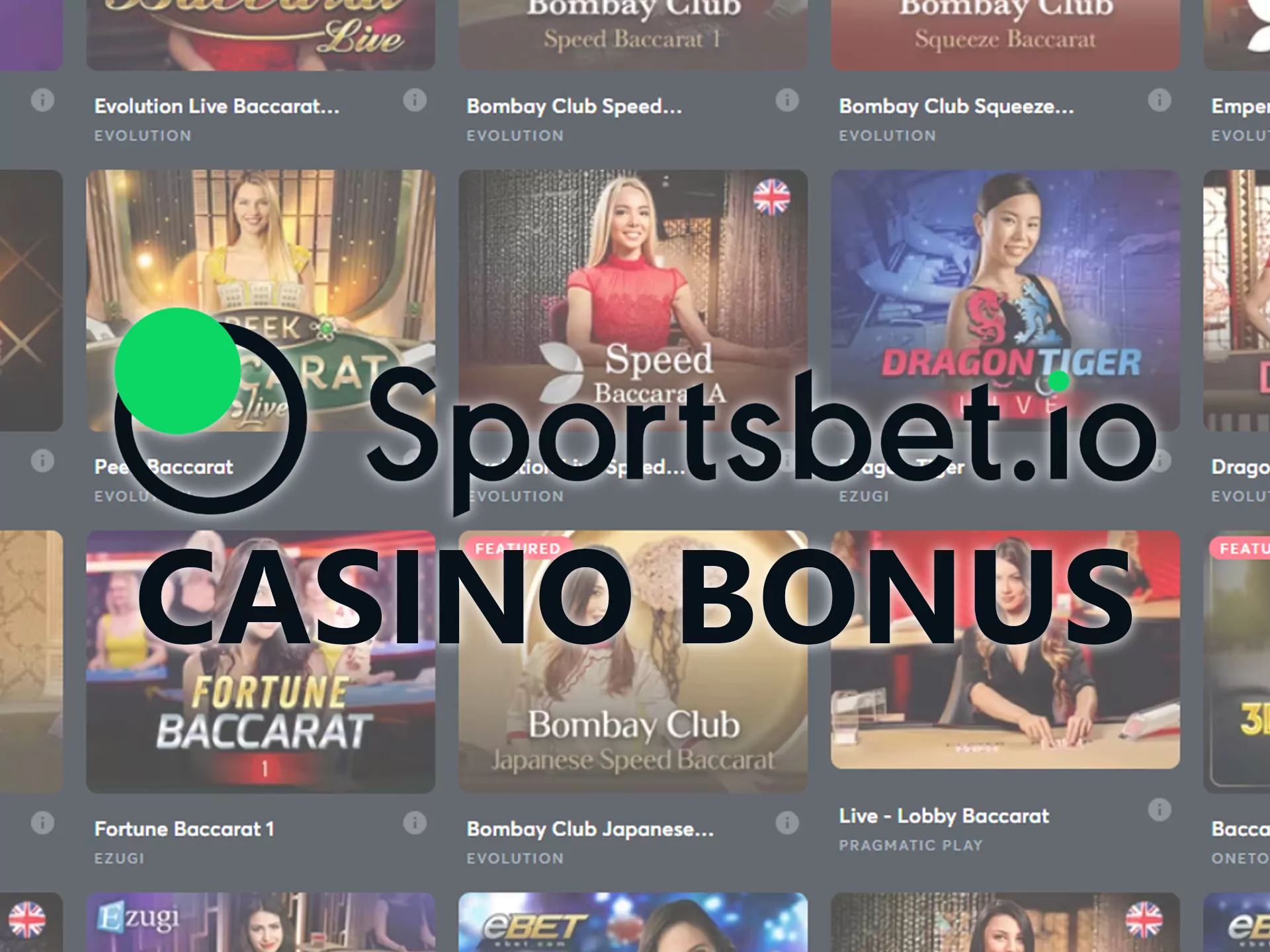 Get a casino bonus after registration.