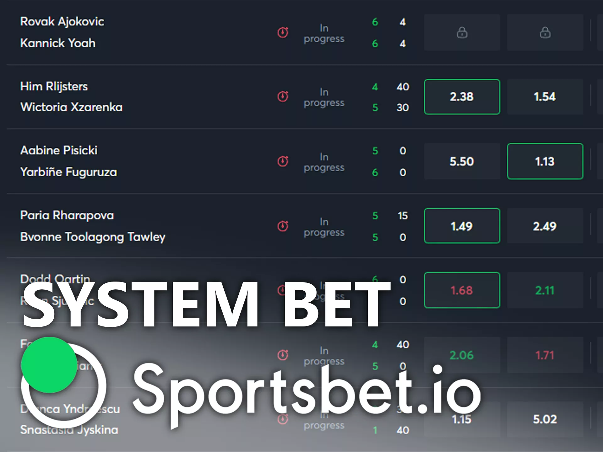 System bet are the most popular at Sportsbet.